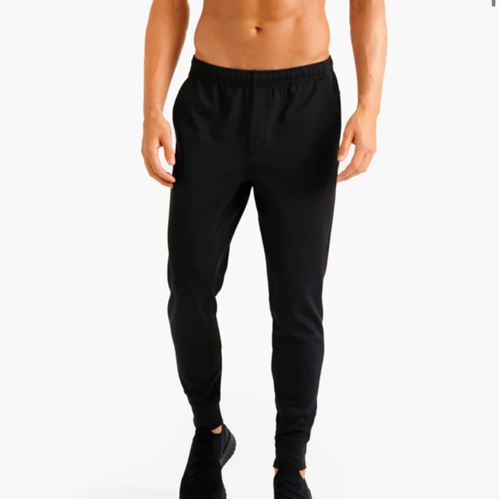 Rhone black gym pant jogger athletic material XXL